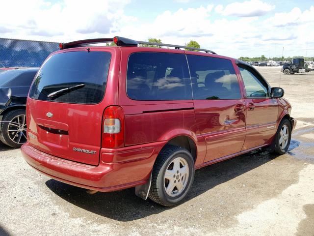 1GNDV33E75D109056 - 2005 CHEVROLET VENTURE LT BURGUNDY photo 4