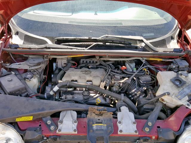 1GNDV33E75D109056 - 2005 CHEVROLET VENTURE LT BURGUNDY photo 7