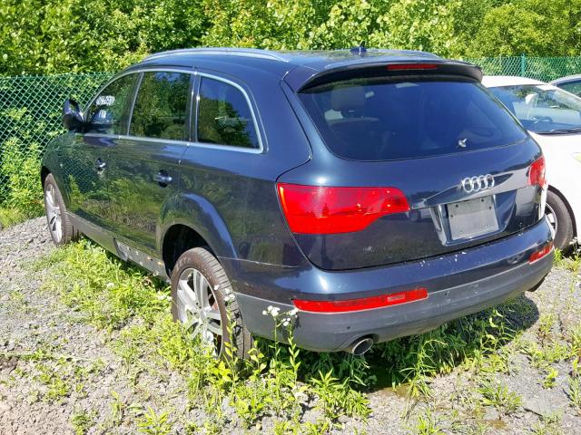 WA1BY74L58D003473 - 2008 AUDI Q7 3.6 QUA BLUE photo 3