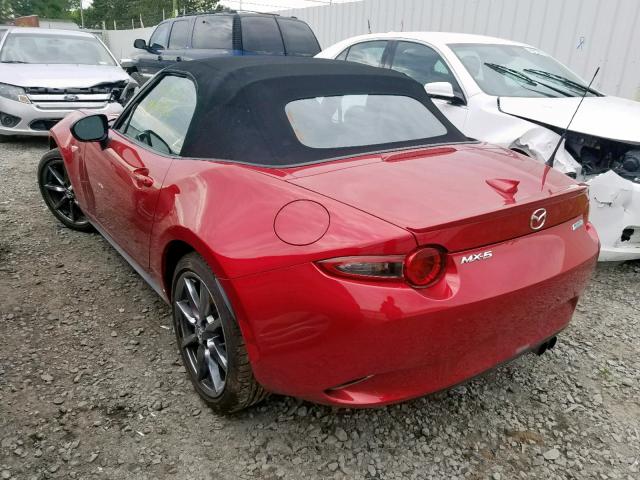 JM1NDAD76G0108706 - 2016 MAZDA MX-5 MIATA RED photo 3