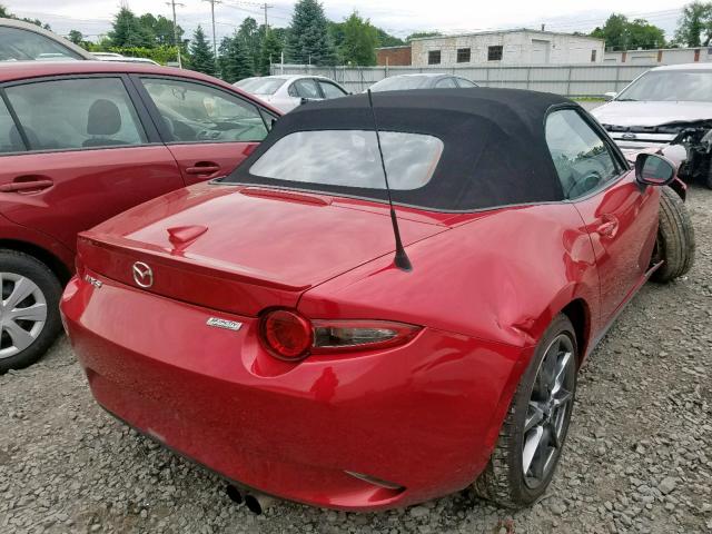 JM1NDAD76G0108706 - 2016 MAZDA MX-5 MIATA RED photo 4