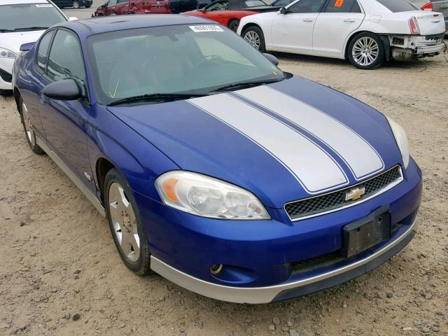 2G1WL15C779323416 - 2007 CHEVROLET MONTE CARL BLUE photo 1