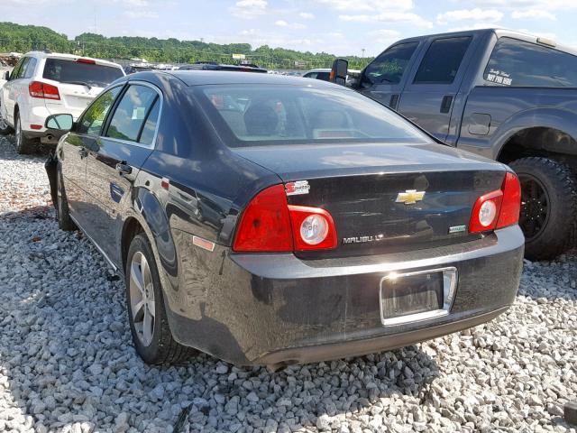 1G1ZC5EU4BF341207 - 2011 CHEVROLET MALIBU 1LT 黑色 照片 3