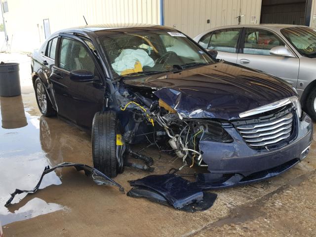 1C3CCBAGXEN137490 - 2014 CHRYSLER 200 LX BLUE photo 1