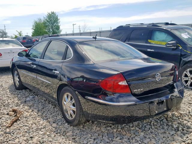 2G4WD582461252067 - 2006 BUICK LACROSSE C BLACK photo 3