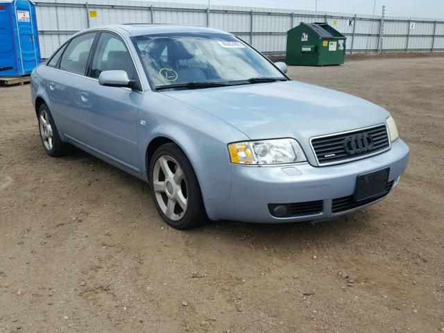 WAULT64B04N027952 - 2004 AUDI A6 3.0 QUA BLUE photo 1