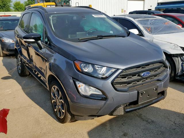 MAJ6S3JL8KC254397 - 2019 FORD ECOSPORT S GRAY photo 1