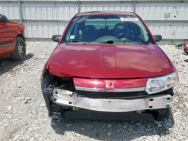 1G8AL52F84Z144756 - 2004 SATURN ION LEVEL BURGUNDY photo 9