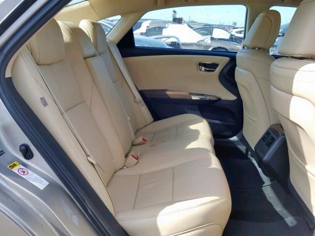 4T1BK1EB2DU067048 - 2013 TOYOTA AVALON BAS ბეჟი ფოტო 6