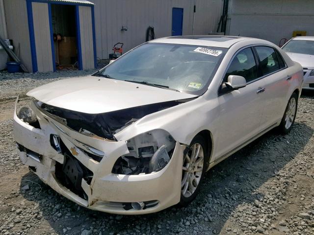 1G1ZE5E13BF117698 - 2011 CHEVROLET MALIBU LTZ თეთრი ფოტო 2