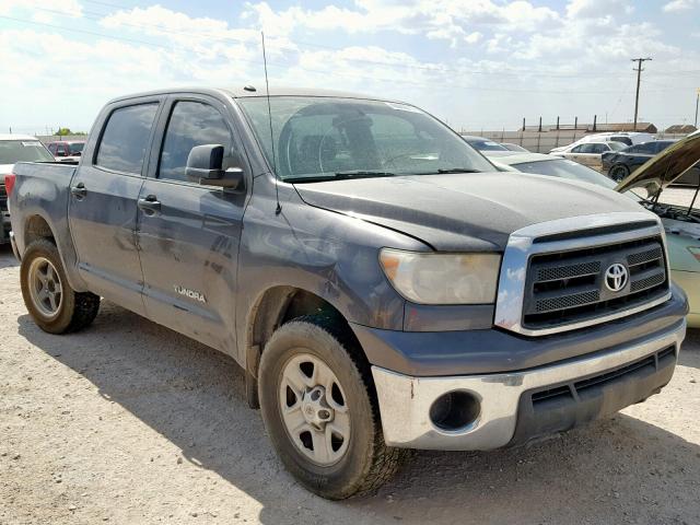 5TFEM5F16CX043518 - 2012 TOYOTA TUNDRA CRE GRAY photo 1