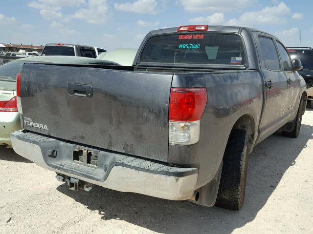 5TFEM5F16CX043518 - 2012 TOYOTA TUNDRA CRE GRAY photo 4