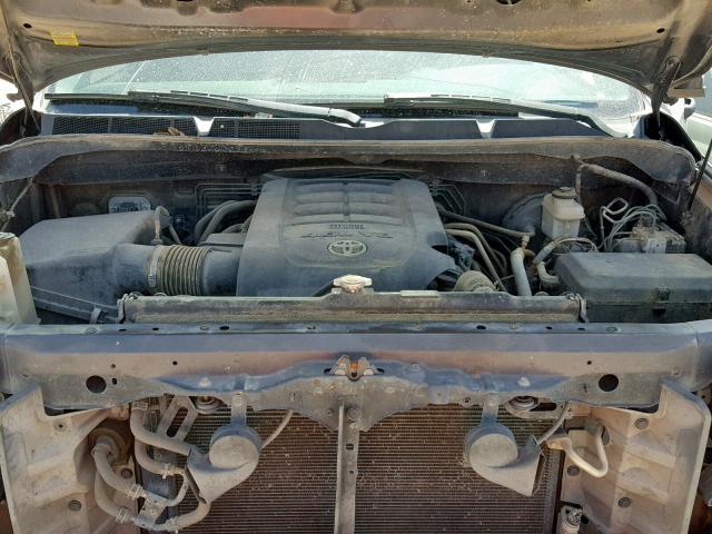 5TFEM5F16CX043518 - 2012 TOYOTA TUNDRA CRE GRAY photo 7