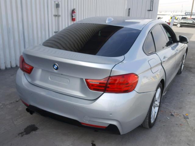 WBA4J1C56JBG76695 - 2018 BMW 430I GRAN SILVER photo 4