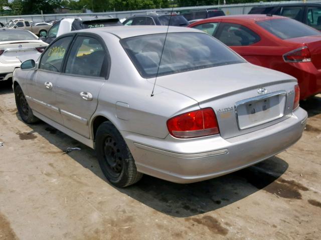 KMHWF25S45A149037 - 2005 HYUNDAI SONATA GL SILVER photo 3