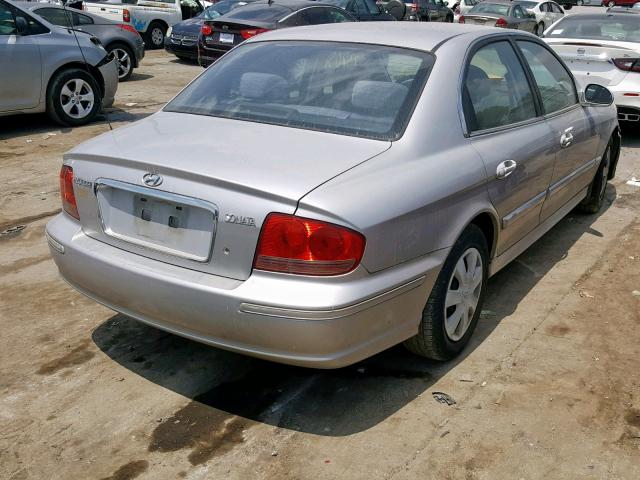 KMHWF25S45A149037 - 2005 HYUNDAI SONATA GL SILVER photo 4