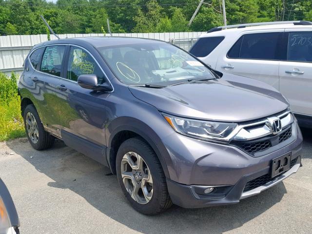 7FARW2H81JE092805 - 2018 HONDA CR-V EXL GRAY photo 1