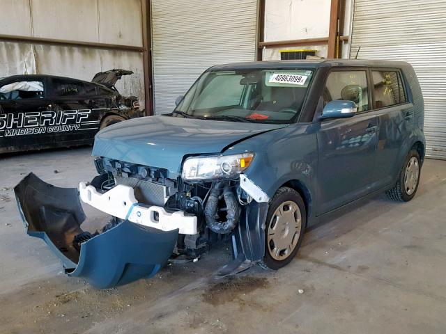 JTLKE50E781037009 - 2008 TOYOTA SCION XB 蓝色 照片 2