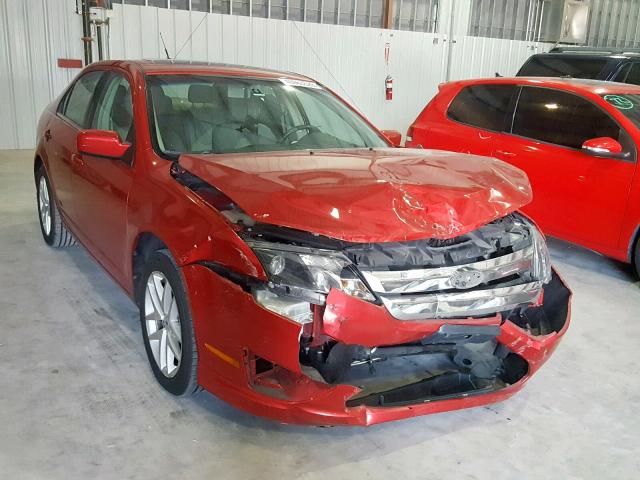 3FAHP0JG6CR351936 - 2012 FORD FUSION SEL RED photo 1