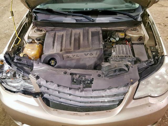 1C3LC56R27N620454 - 2007 CHRYSLER SEBRING TO TAN photo 7