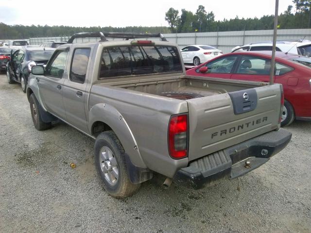 1N6MD27Y93C408090 - 2003 NISSAN FRONTIER C GOLD photo 3