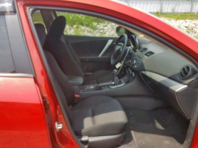 JM1BL1V72C1641385 - 2012 MAZDA 3 I RED photo 5