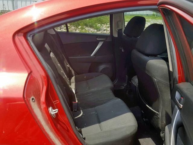 JM1BL1V72C1641385 - 2012 MAZDA 3 I RED photo 6