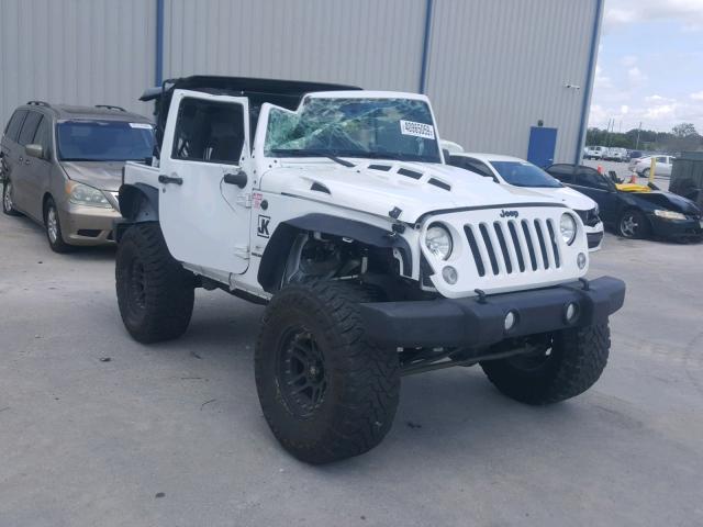 1C4AJWAG4EL185840 - 2014 JEEP WRANGLER S თეთრი ფოტო 1