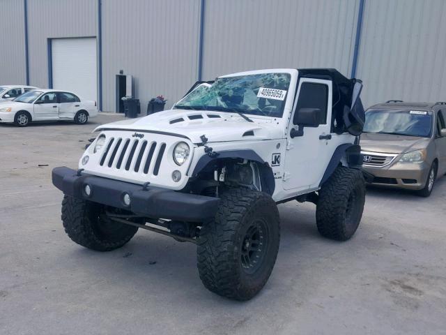 1C4AJWAG4EL185840 - 2014 JEEP WRANGLER S თეთრი ფოტო 2