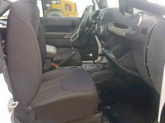 1C4AJWAG4EL185840 - 2014 JEEP WRANGLER S თეთრი ფოტო 5