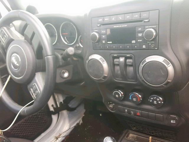 1C4AJWAG4EL185840 - 2014 JEEP WRANGLER S თეთრი ფოტო 9