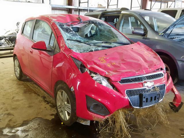 KL8CA6S90DC604606 - 2013 CHEVROLET SPARK LS RED photo 1