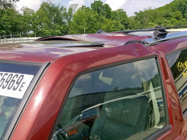 1J8HG58P67C623380 - 2007 JEEP COMMANDER RED photo 10