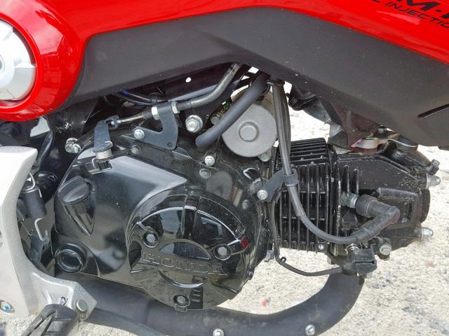 MLHJC6119E5004173 - 2014 HONDA GROM 125 RED photo 7