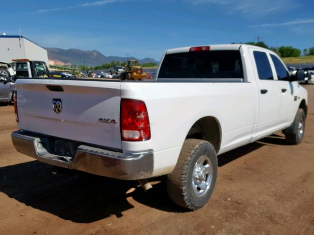 3D7TT2CT9BG551926 - 2011 DODGE RAM 2500 WHITE photo 4