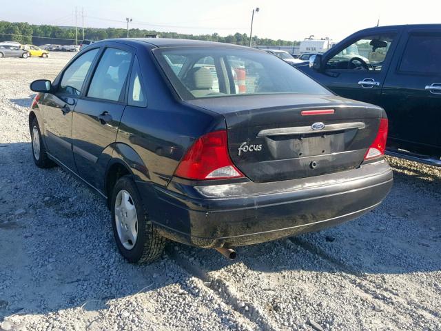 1FAFP33P93W308775 - 2003 FORD FOCUS LX BLACK photo 3