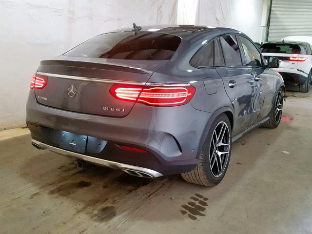 4JGED6EB2JA090315 - 2018 MERCEDES-BENZ GLE COUPE GRAY photo 4