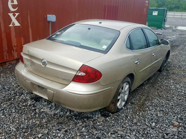 2G4WE537651213625 - 2005 BUICK LACROSSE C GOLD photo 4