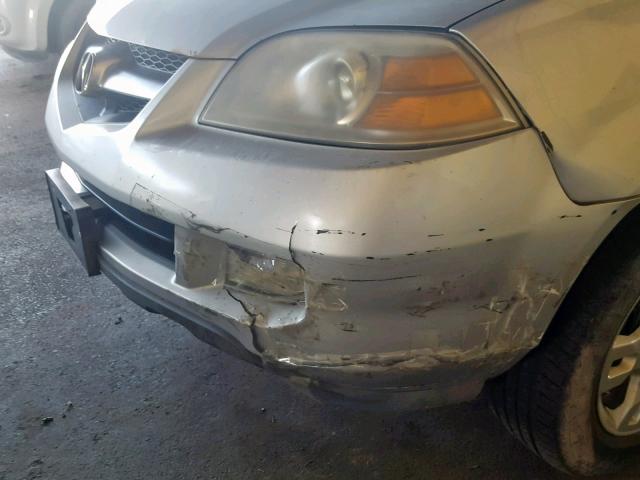 2HNYD18645H555939 - 2005 ACURA MDX TOURIN SILVER photo 9