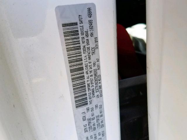 3C6TRVAG3KE508203 - 2019 RAM PROMASTER 白色 照片 10