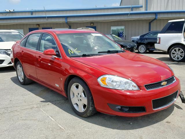 2G1WD58C989245853 - 2008 CHEVROLET IMPALA SUP 红色 照片 1