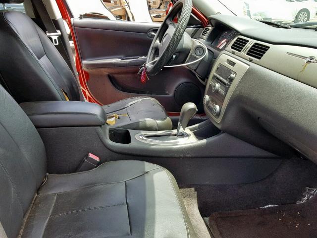 2G1WD58C989245853 - 2008 CHEVROLET IMPALA SUP 红色 照片 5