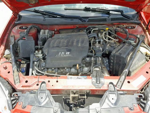 2G1WD58C989245853 - 2008 CHEVROLET IMPALA SUP 红色 照片 7