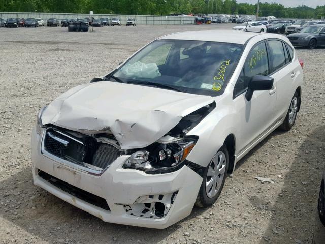 JF1GPAA6XG8250124 - 2016 SUBARU IMPREZA WHITE photo 2