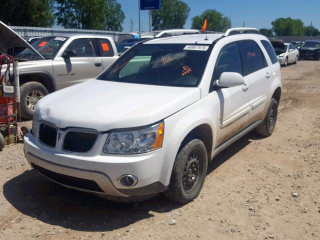 2CKDL33F786063358 - 2008 PONTIAC TORRENT WHITE photo 2