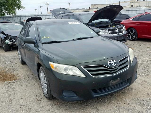 4T1BF3EK0BU635505 - 2011 TOYOTA CAMRY BASE GREEN photo 1