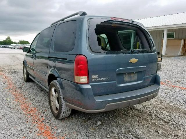 1GNDV33LX5D169198 - 2005 CHEVROLET UPLANDER L BLUE photo 3