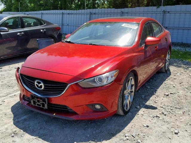 JM1GJ1W65F1179006 - 2015 MAZDA 6 GRAND TO RED photo 2