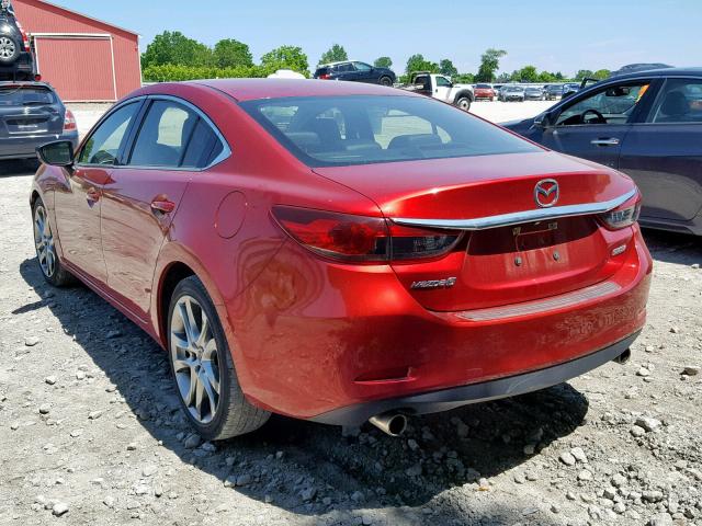 JM1GJ1W65F1179006 - 2015 MAZDA 6 GRAND TO RED photo 3