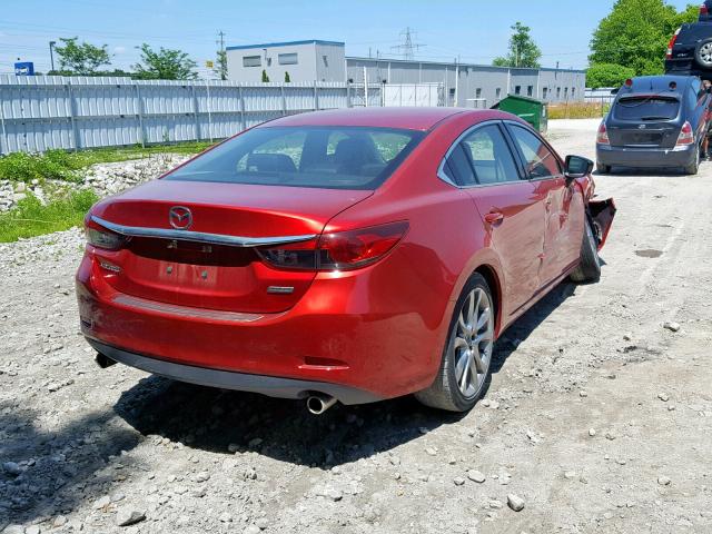 JM1GJ1W65F1179006 - 2015 MAZDA 6 GRAND TO RED photo 4